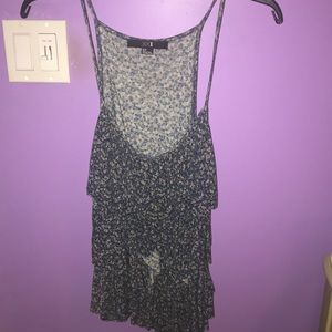 Forever 21 Blue Floral Top